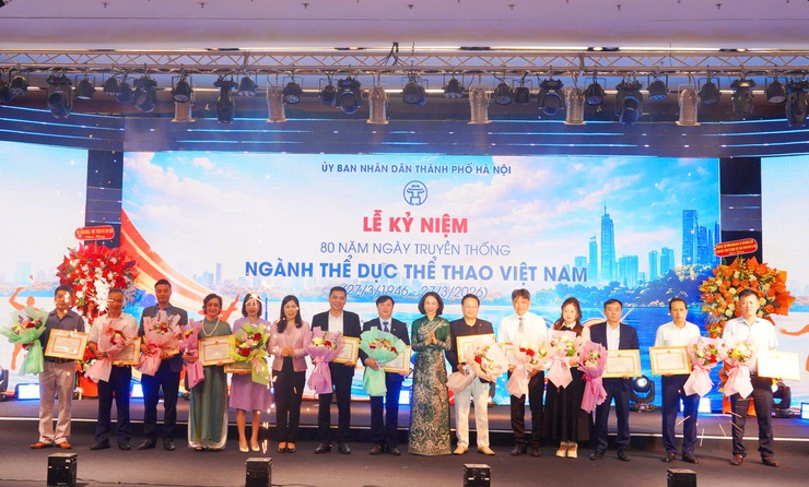 Hà Nội kỷ niệm 80 năm ngày truyền thống ngành thể thao Việt Nam – Ảnh 7 Hà Nội kỷ niệm 80 năm ngày truyền thống ngành thể thao Việt Nam – Ảnh 7