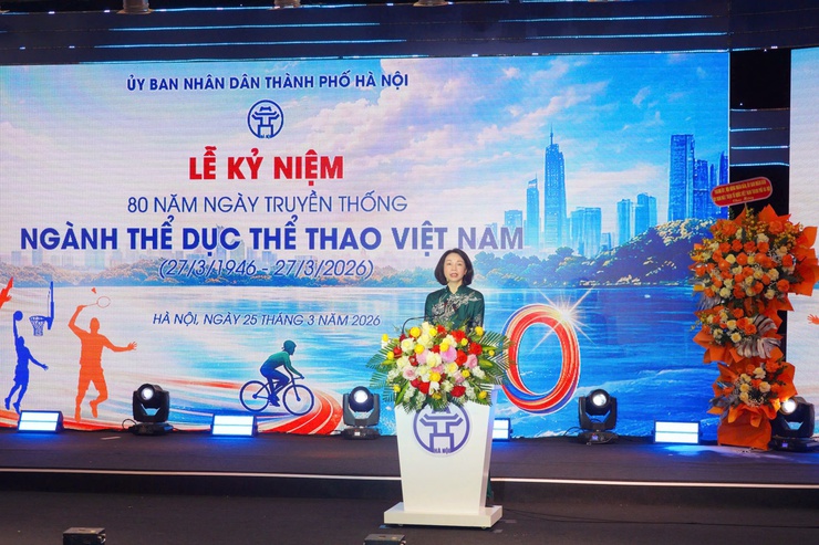 Hà Nội kỷ niệm 80 năm ngày truyền thống ngành thể thao Việt Nam – Ảnh 5 Hà Nội kỷ niệm 80 năm ngày truyền thống ngành thể thao Việt Nam – Ảnh 5
