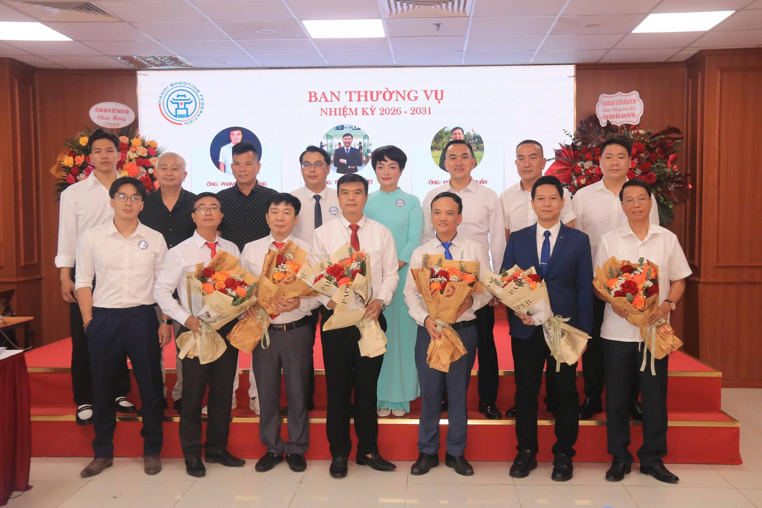 Liên đoàn Bắn súng Hà Nội nhiệm kỳ 2026–2031 Đại hội thành lập Liên đoàn Bắn súng Hà Nội, tạo đột phá thể chế thể thao đỉnh cao
