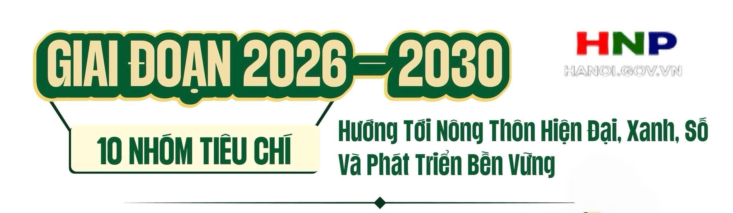 Nông thôn mới Hà Nội giai đoạn 2026-2030: Đẩy mạnh chuyển đổi số, bảo vệ môi trường và củng cố hệ thống chính trị Nông thôn mới Hà Nội giai đoạn 2026-2030: Đẩy mạnh chuyển đổi số, bảo vệ môi trường và củng cố hệ thống chính trị